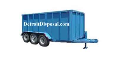 Dumpster Rental Rubber Wheeled